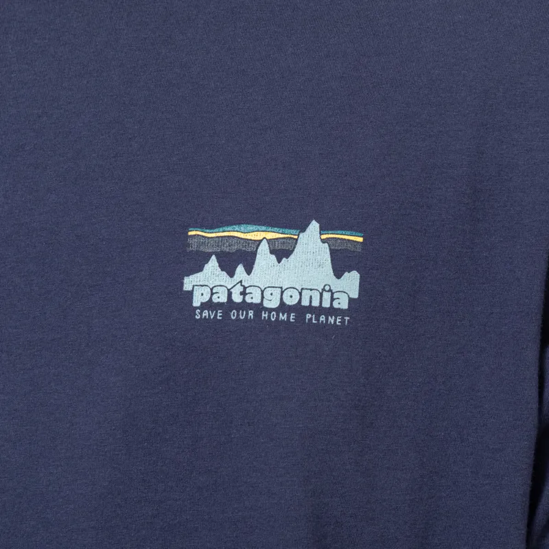 Patagonia 73 Skyline Organic T Shirt New Navy-6