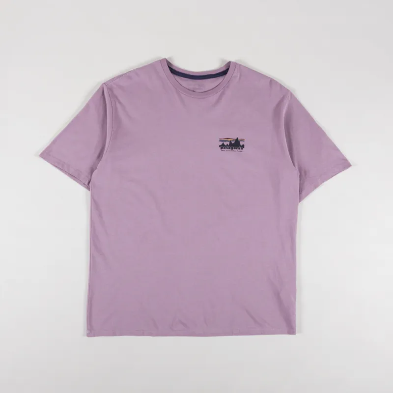 Patagonia 73 Skyline Organic T Shirt Stormy Mauve