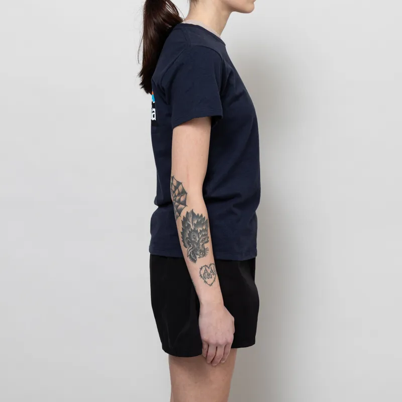 Patagonia Womens P-6 Logo Responsibili-Tee New Navy-1