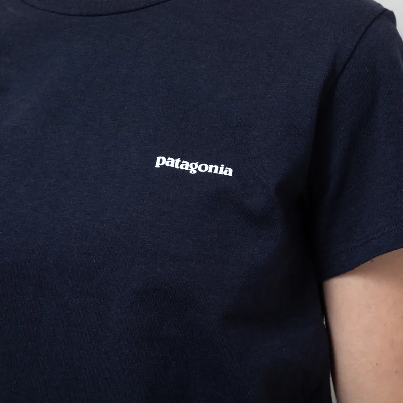 Patagonia Womens P-6 Logo Responsibili-Tee New Navy-5