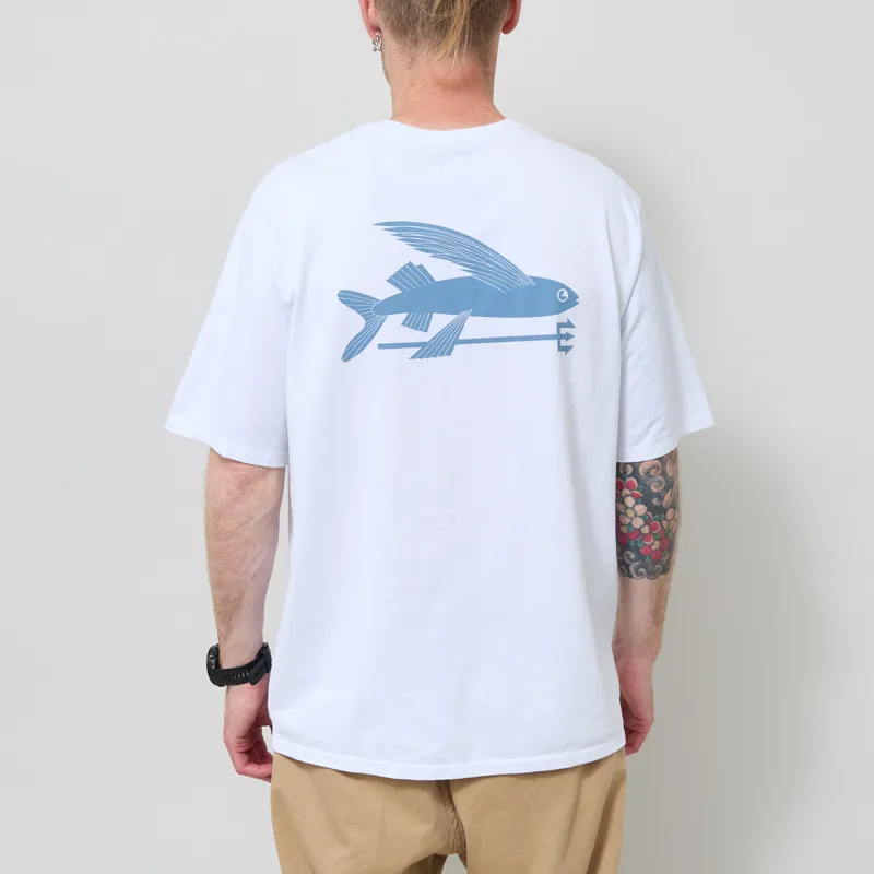 Patagonia Flying Fish Responsibili-Tee Fiber White