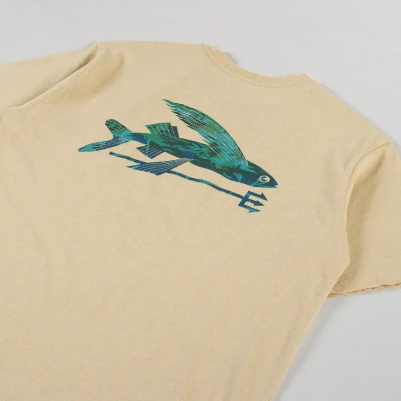 Patagonia Flying Fish Responsibili-Tee Cliffs And Coves Conifer Green-2