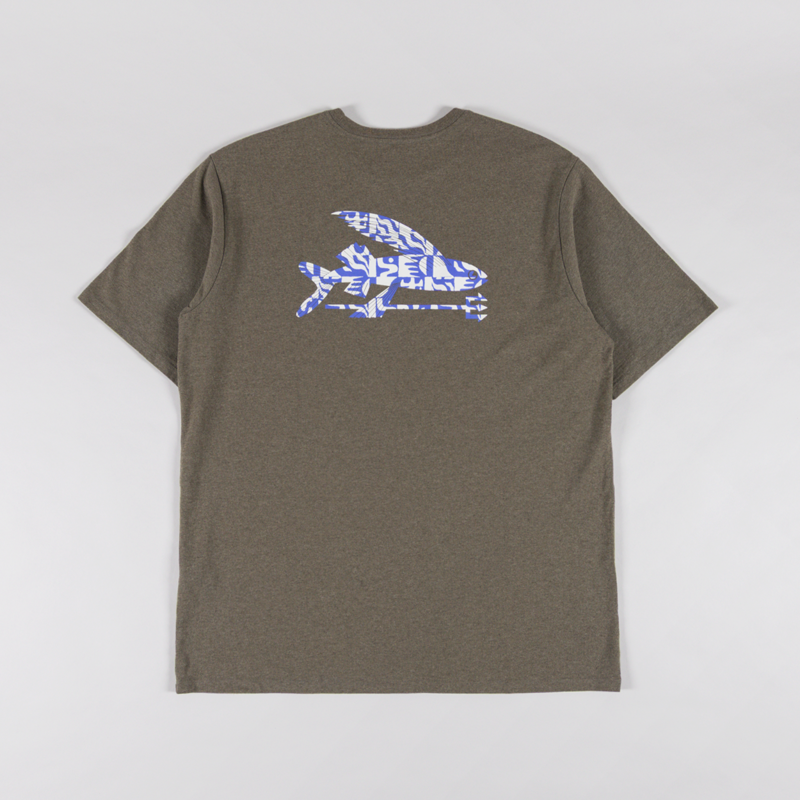 Patagonia Flying Fish Responsibili-Tee Mother Tree Abundant Blue