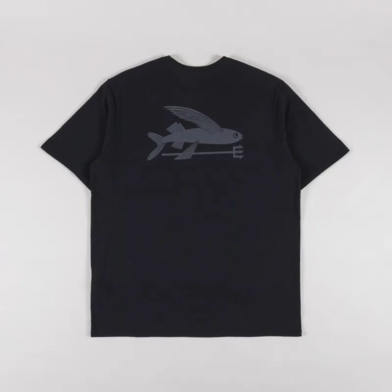 Patagonia Flying Fish Responsibili-Tee Ink Black