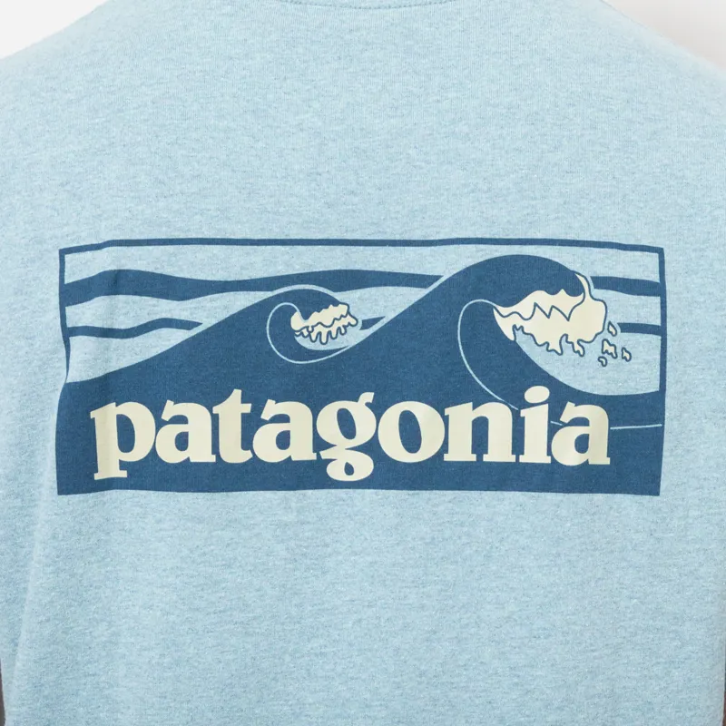 Patagonia Boardshort Logo Pocket Responsibili-Tee Blue Sage-5