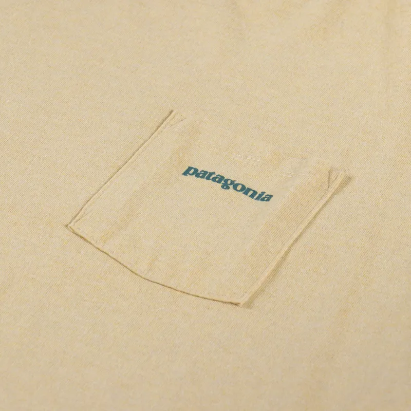 Patagonia Boardshort Logo Pocket Responsibili-Tee Beeswax Tan-5