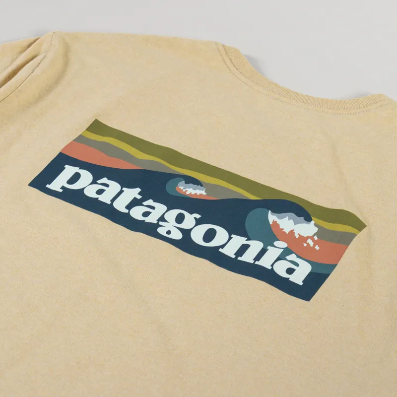 Patagonia Boardshort Logo Pocket Responsibili-Tee Beeswax Tan-4