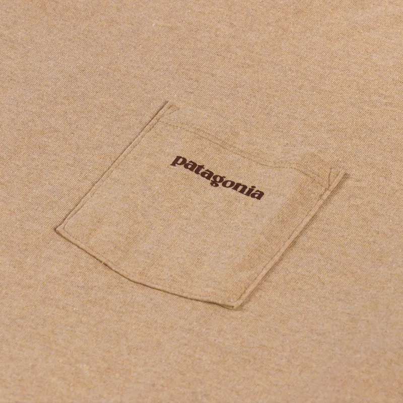 Patagonia Boardshort Logo Pocket Responsibili-Tee Talon Gold-5