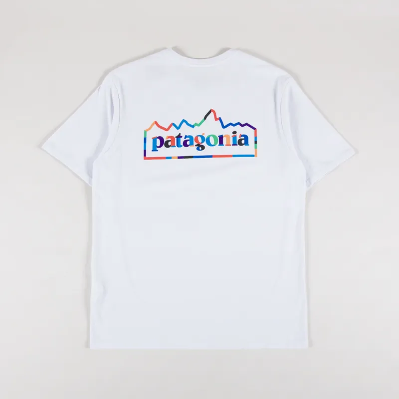 Patagonia Unity Fitz Responsibili-Tee White