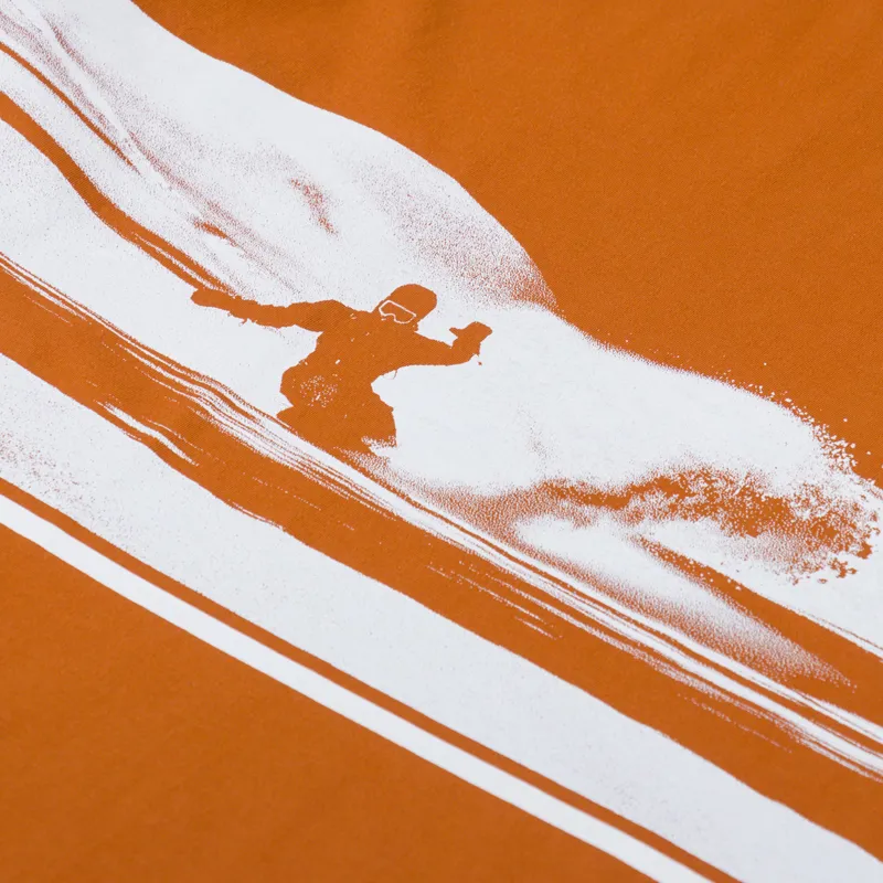 Patagonia Self Power Organic T Shirt Redtail Rust-5