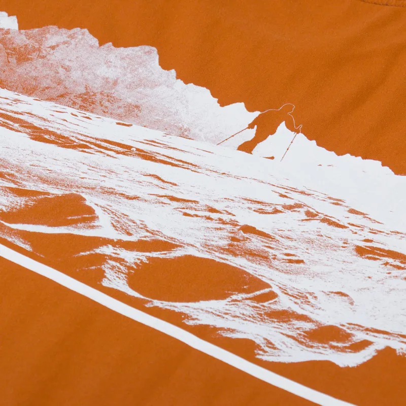 Patagonia Self Power Organic T Shirt Redtail Rust-4