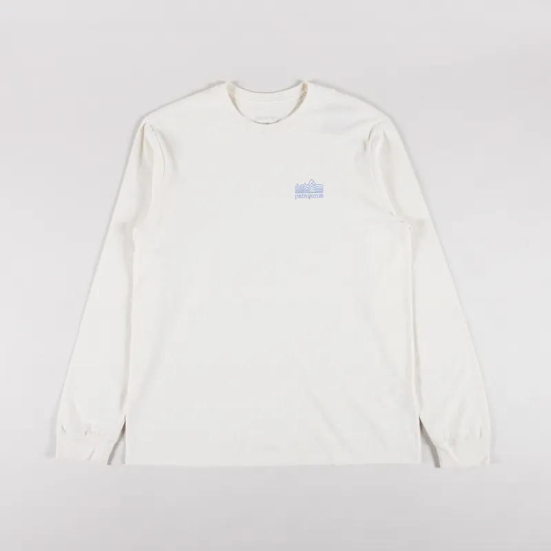 Patagonia Long Sleeve Strataspire Responsibili-Tee Birch White-1