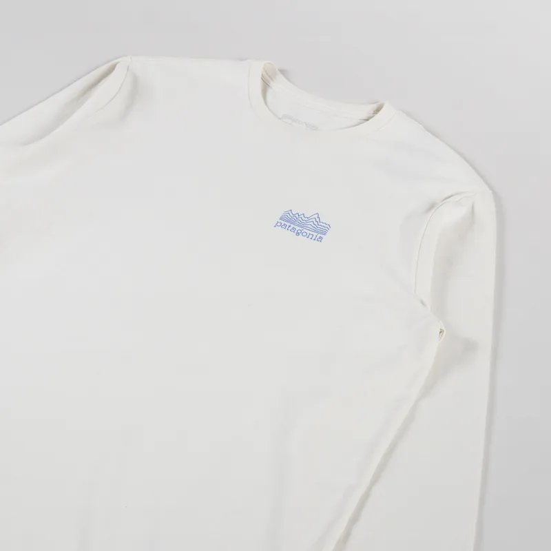 Patagonia Long Sleeve Strataspire Responsibili-Tee Birch White-3