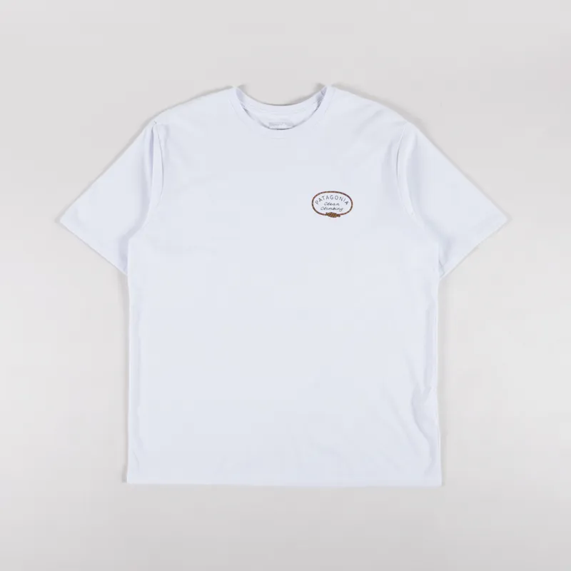 Patagonia Clean Climb Roots Responsibili-Tee White-1