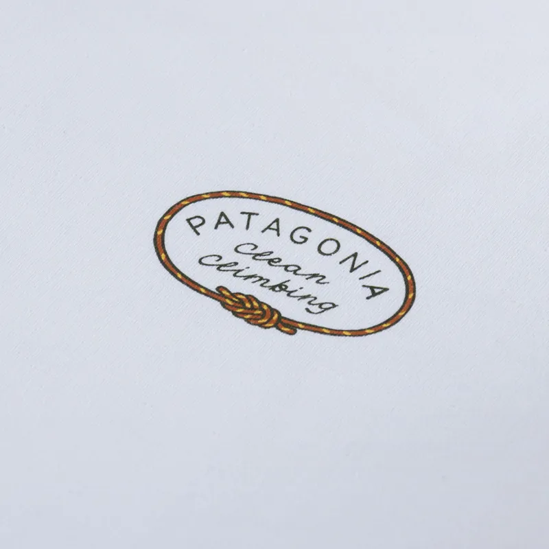 Patagonia Clean Climb Roots Responsibili-Tee White-5