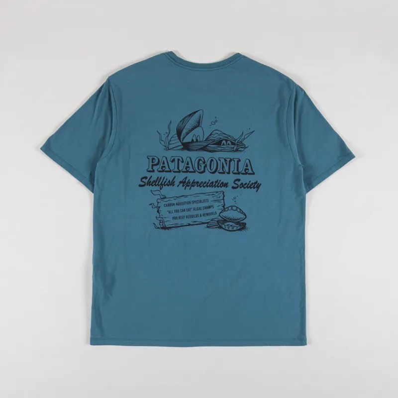 Patagonia Aquatic Action Organic T Shirt Shellfish Society Wetland