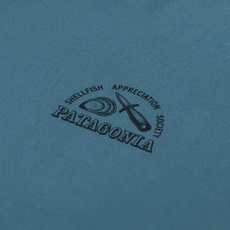 Patagonia Aquatic Action Organic T Shirt Shellfish Society Wetland-5