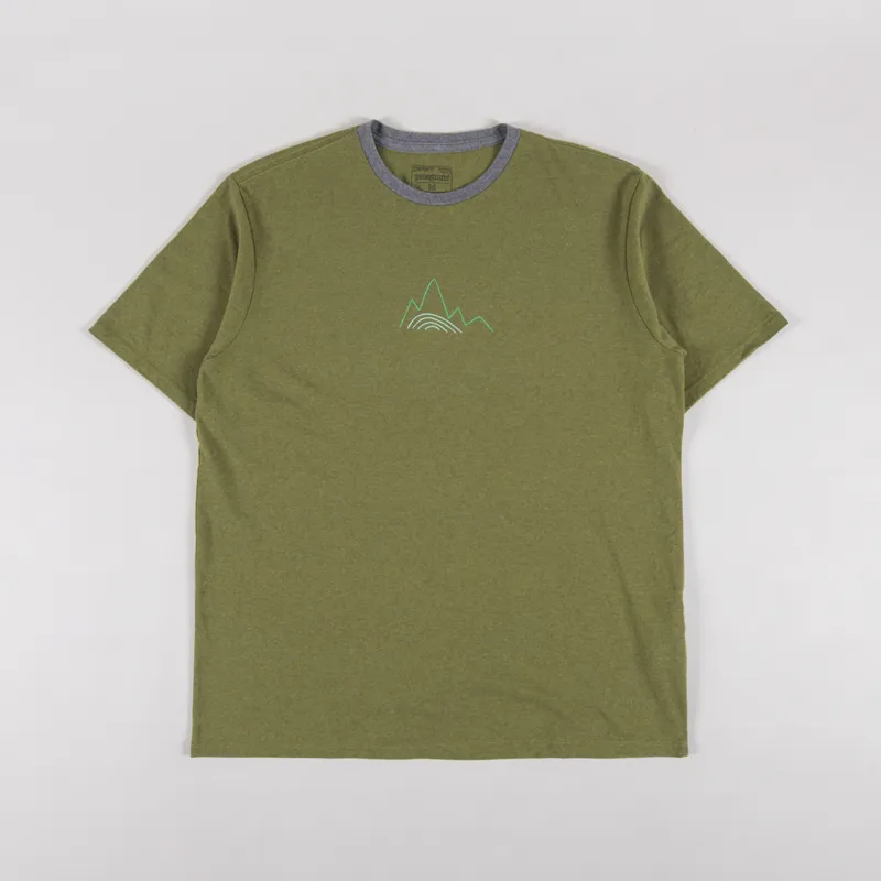 Patagonia Berm Logo Responsibili-Tee Graze Green-1