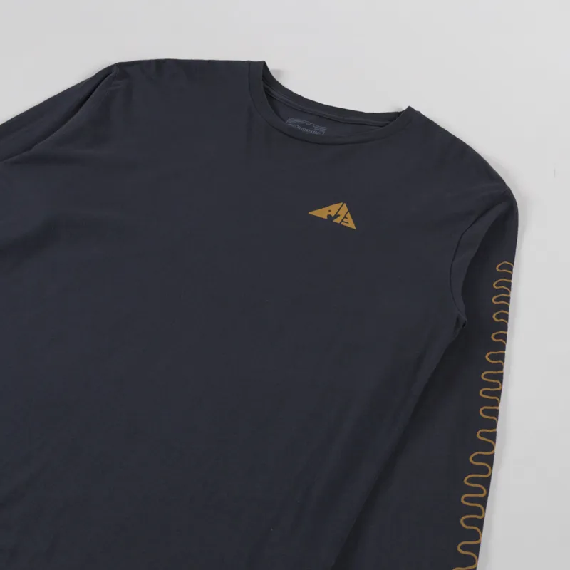 Patagonia Driftways Organic Long Sleeve T Shirt Ink Black-3