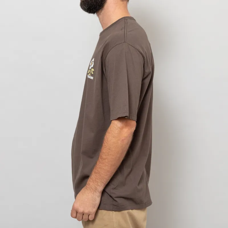 Patagonia Balance Organic T Shirt Peace Seeds Marlow Brown-2