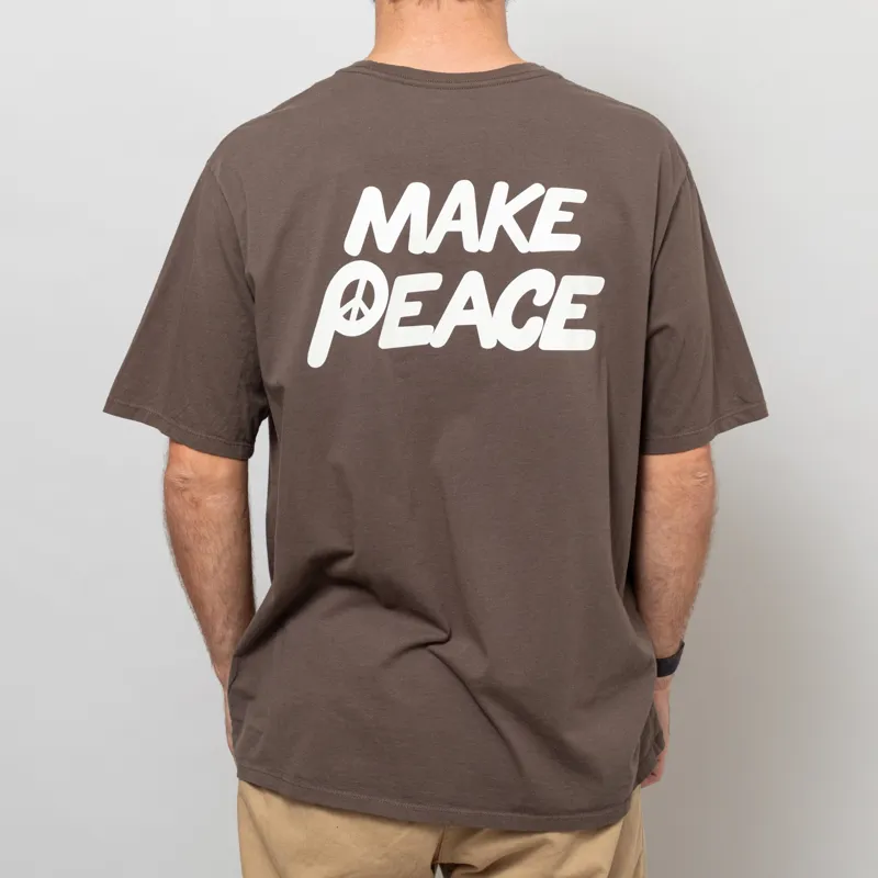 Patagonia Balance Organic T Shirt Peace Seeds Marlow Brown-3