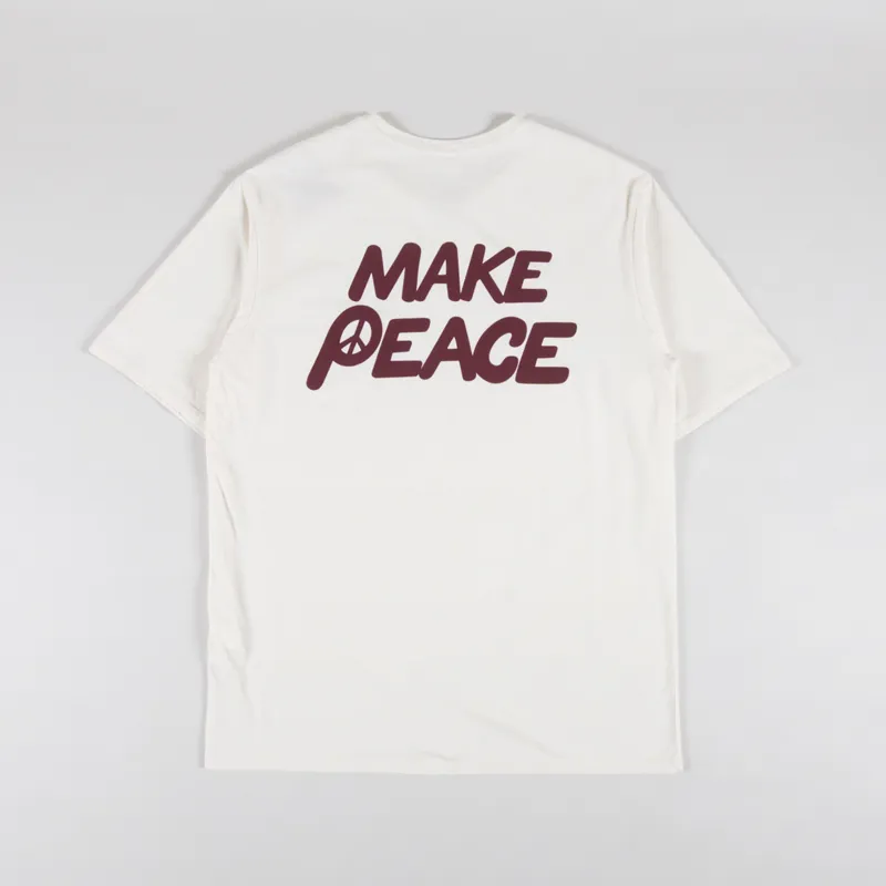Patagonia Balance Organic T Shirt Peace Seeds Undyed Natural