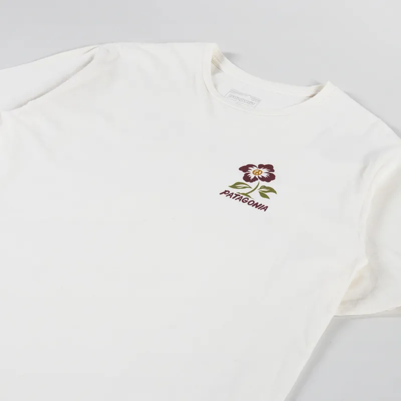Patagonia Balance Organic T Shirt Peace Seeds Undyed Natural-3