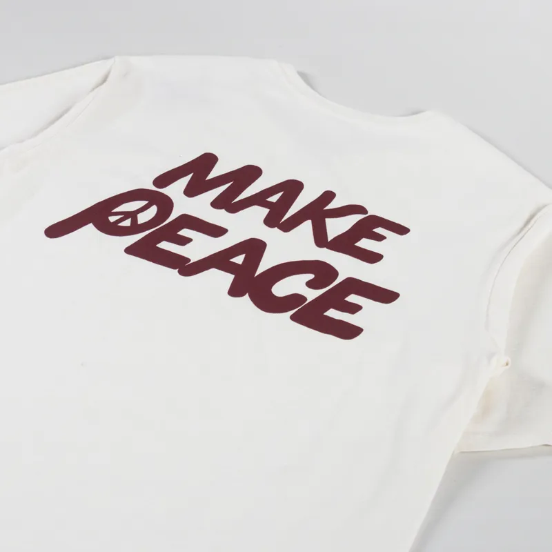 Patagonia Balance Organic T Shirt Peace Seeds Undyed Natural-2