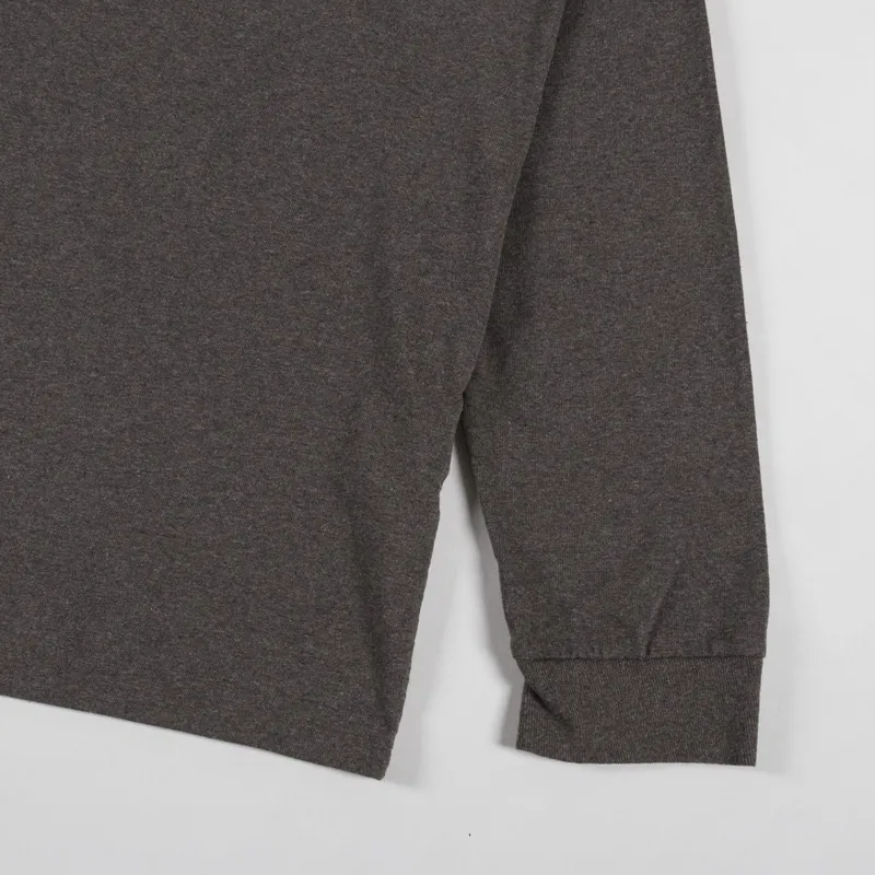 Patagonia Long Sleeve Shop Sticker Pocket Responsibili-Tee Marlow Brown-5