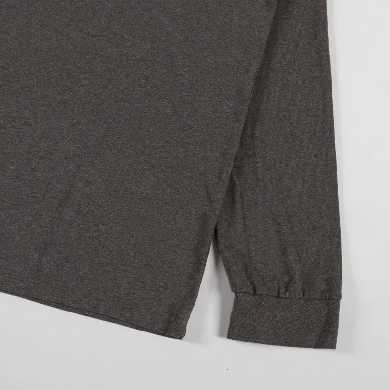 Patagonia Long Sleeve Shop Sticker Pocket Responsibili-Tee Marlow Brown-6