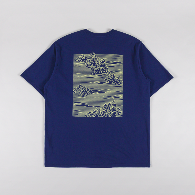 Patagonia Strataspire Responsibili-Tee Clement Blue