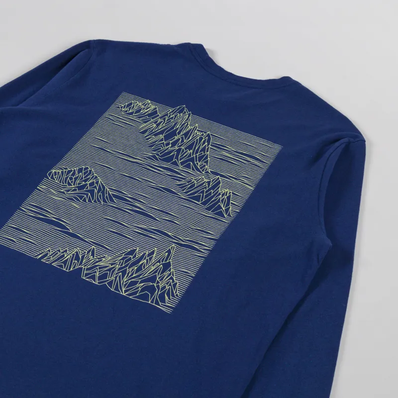 Patagonia Long Sleeve Strataspire Responsibili-Tee Clement Blue-2