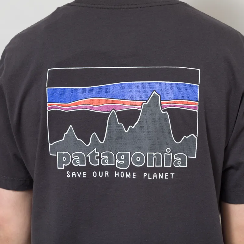 Patagonia 73 Skyline T Shirt Ink Black-2