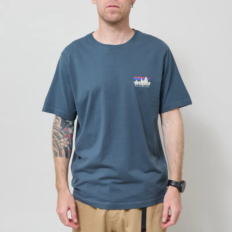 Patagonia 73 Skyline T Shirt Summit Blue-2