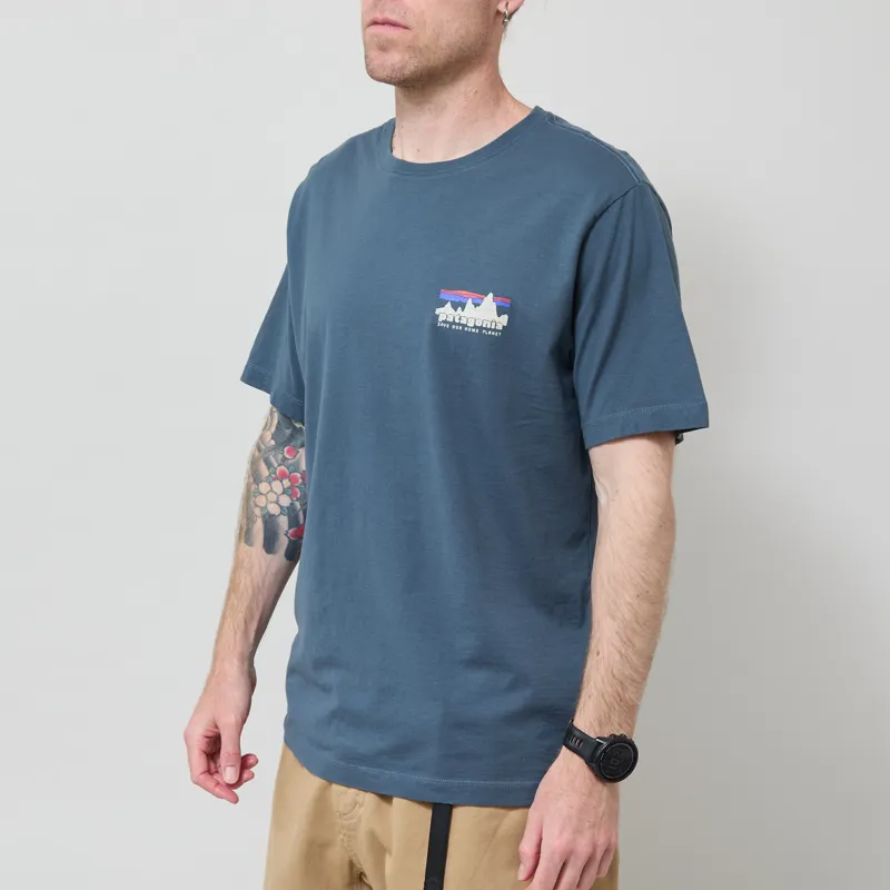 Patagonia 73 Skyline T Shirt Summit Blue-1