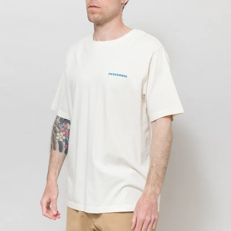 Patagonia Mother Rays T Shirt Undyed Natural-1