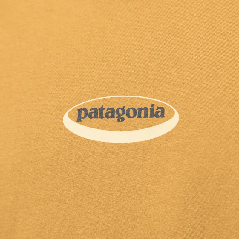 Patagonia 95 Oval Logo T Shirt Bobcat Brown Sunshine-6