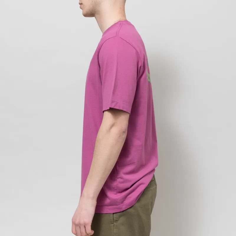 Patagonia 95 Oval Logo T Shirt Faded Magenta-3