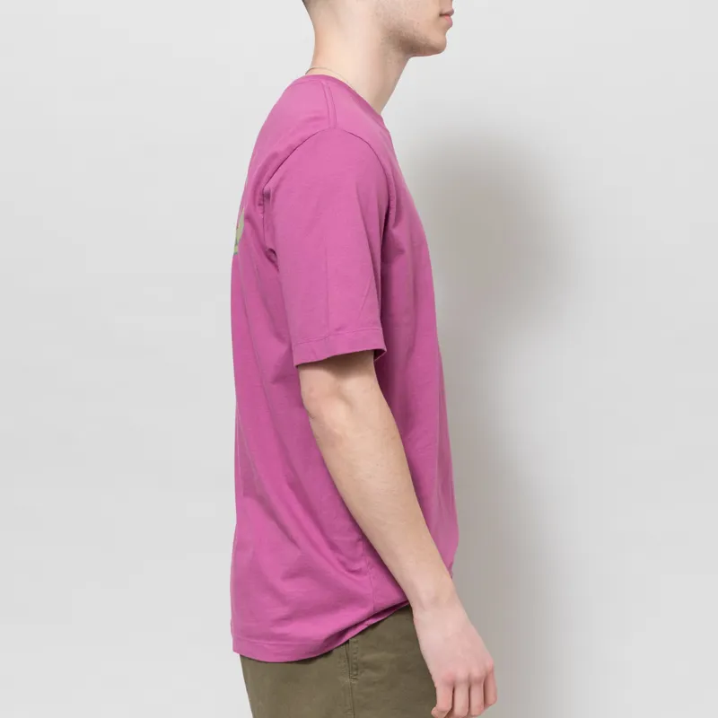 Patagonia 95 Oval Logo T Shirt Faded Magenta-4