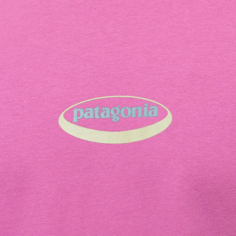 Patagonia 95 Oval Logo T Shirt Faded Magenta-6