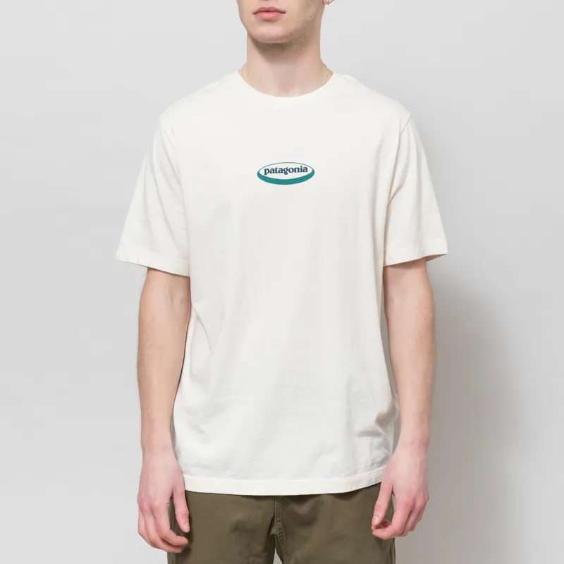 Patagonia 95 Oval Logo T Shirt Undyed Natural-1