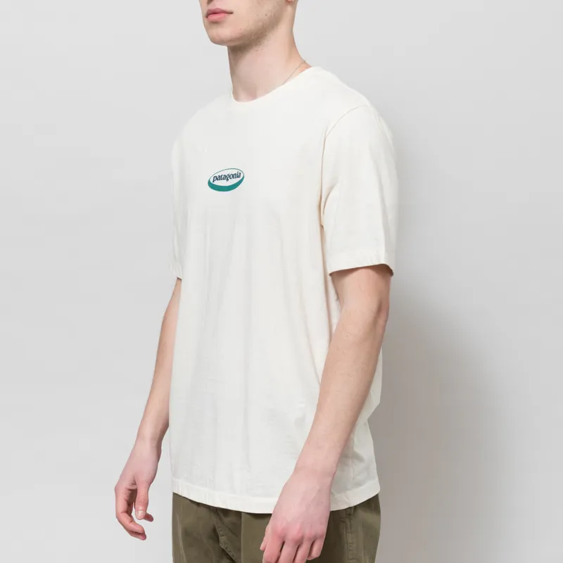 Patagonia 95 Oval Logo T Shirt Undyed Natural-2