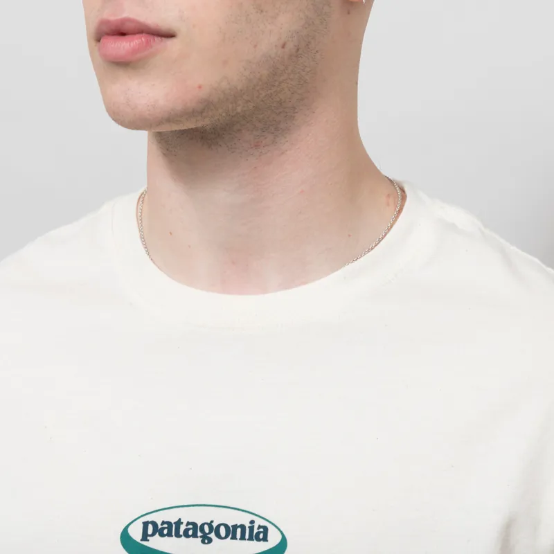 Patagonia 95 Oval Logo T Shirt Undyed Natural-8