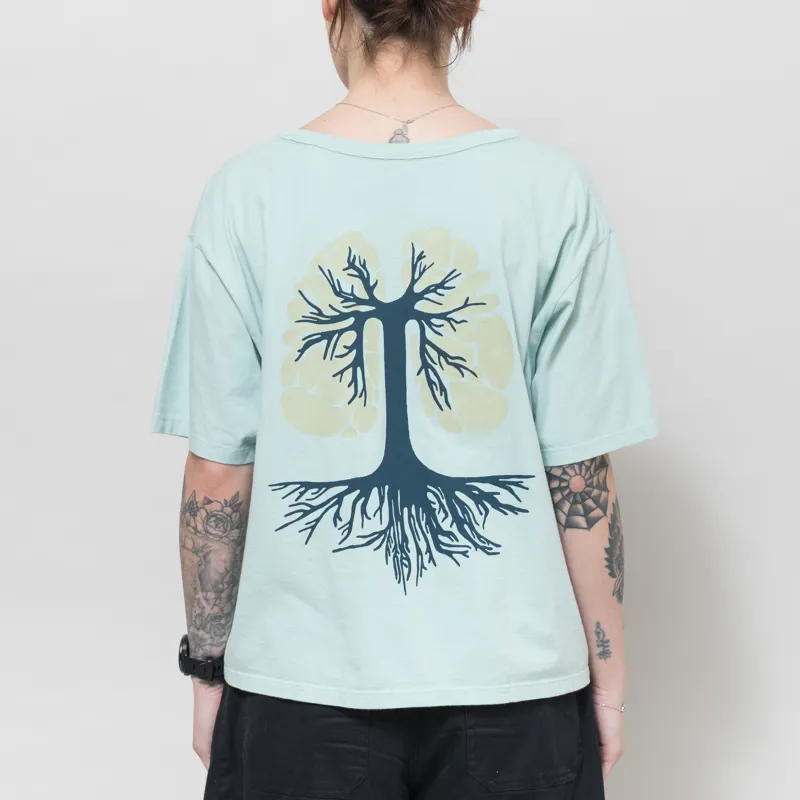 Patagonia Womens Run Like Roots Easy Cut T Shirt Thin Ice-2