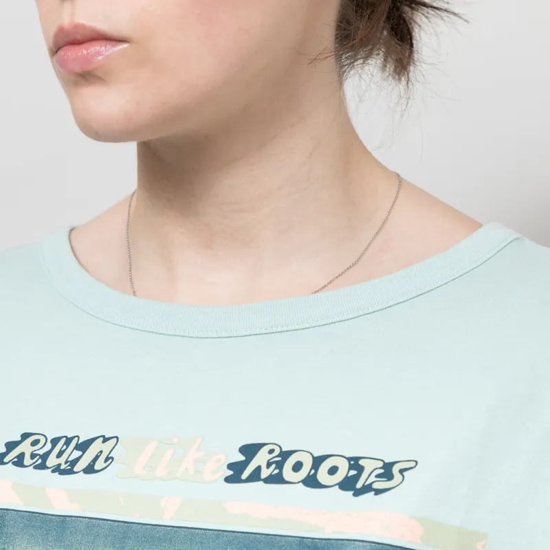 Patagonia Womens Run Like Roots Easy Cut T Shirt Thin Ice-3