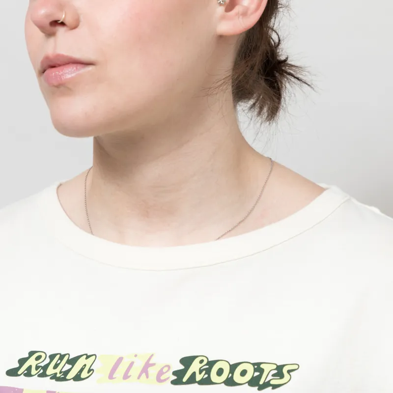 Patagonia Womens Run Like Roots Easy Cut T Shirt Undyed Natural-3