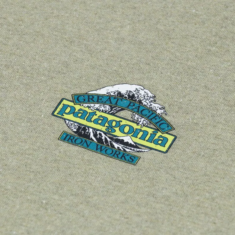 Patagonia Great Waves Responsibili-Tee Gumtree Green-5