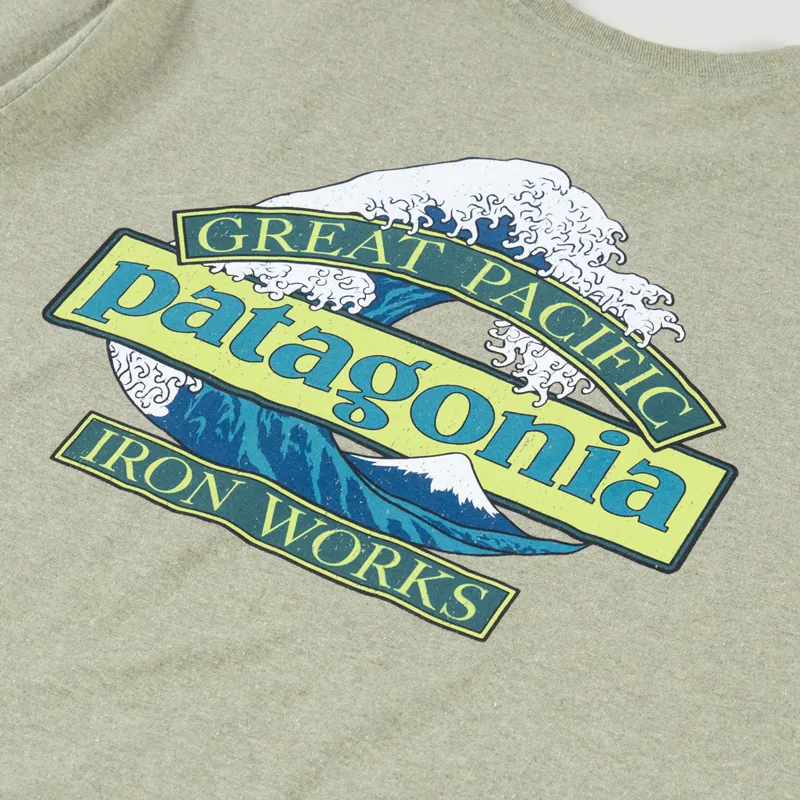 Patagonia Great Waves Responsibili-Tee Gumtree Green-4