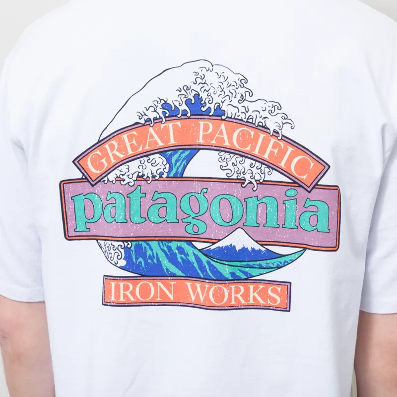 Patagonia Great Waves Responsibili-Tee White-5