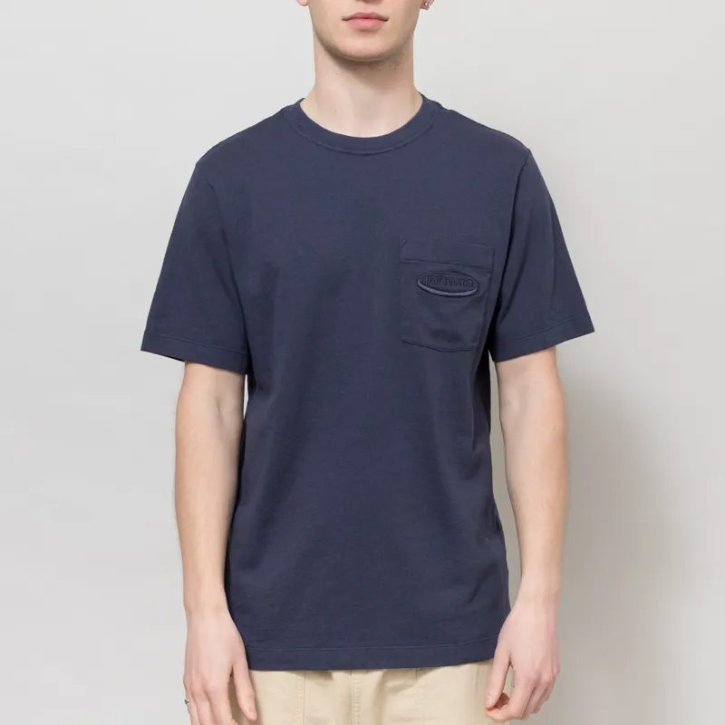 Patagonia '95 Oval Logo Pocket T Shirt New Navy